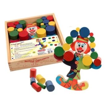 Blocos de encaixe -Tetris - 25 peças coloridas de madeira - Carimbras -  Brinquedos Pé de Jacaré