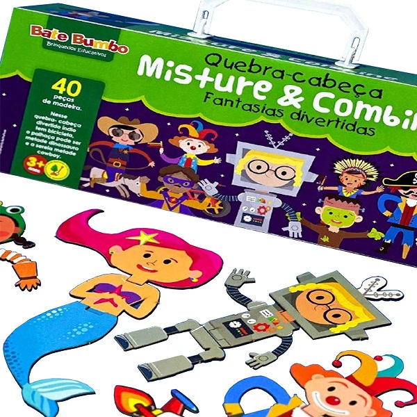 Brinquedo Educativo Babebi Mini Quebra-cabeça Progressivo - Game1 -  Esportes & Diversão